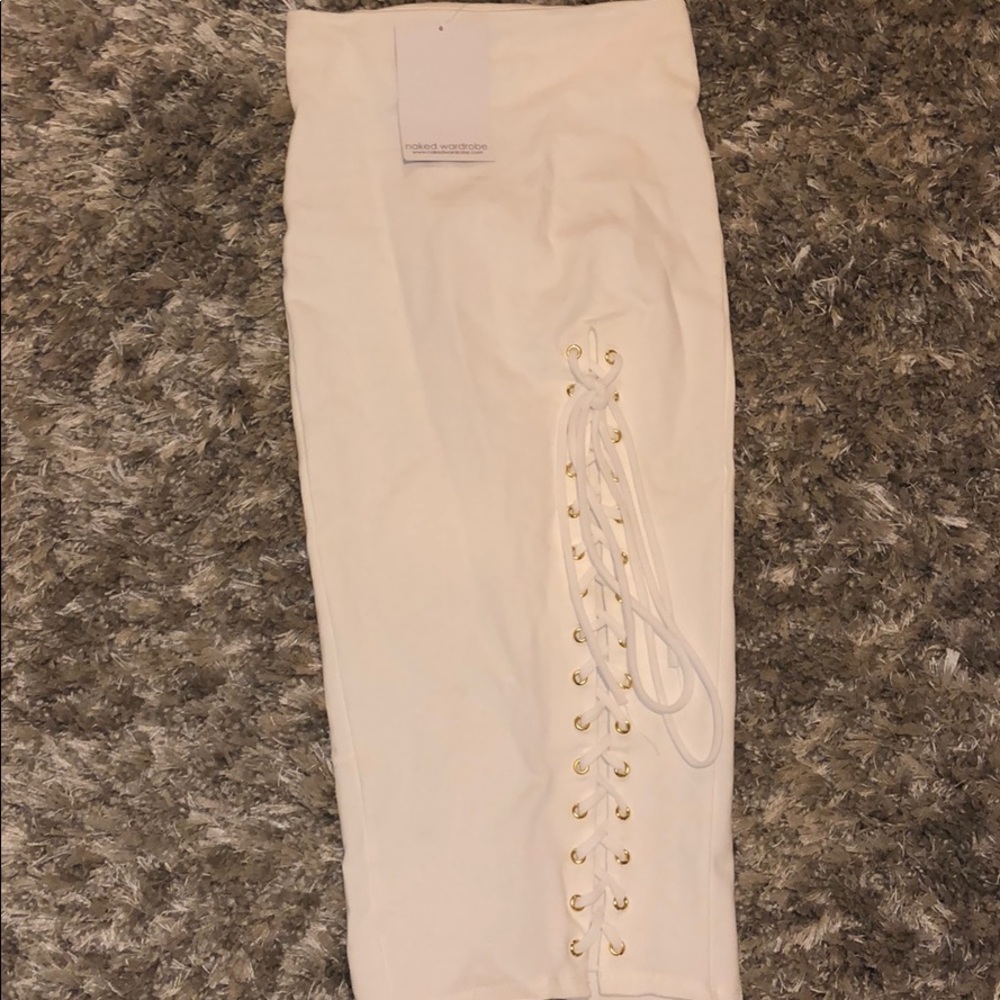 White pencil skirt.  New with tags!!